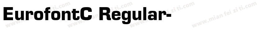 EurofontC Regular字体转换